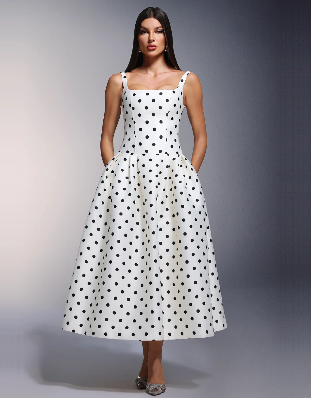 Luna Dots Maxi ou The Dot Dress