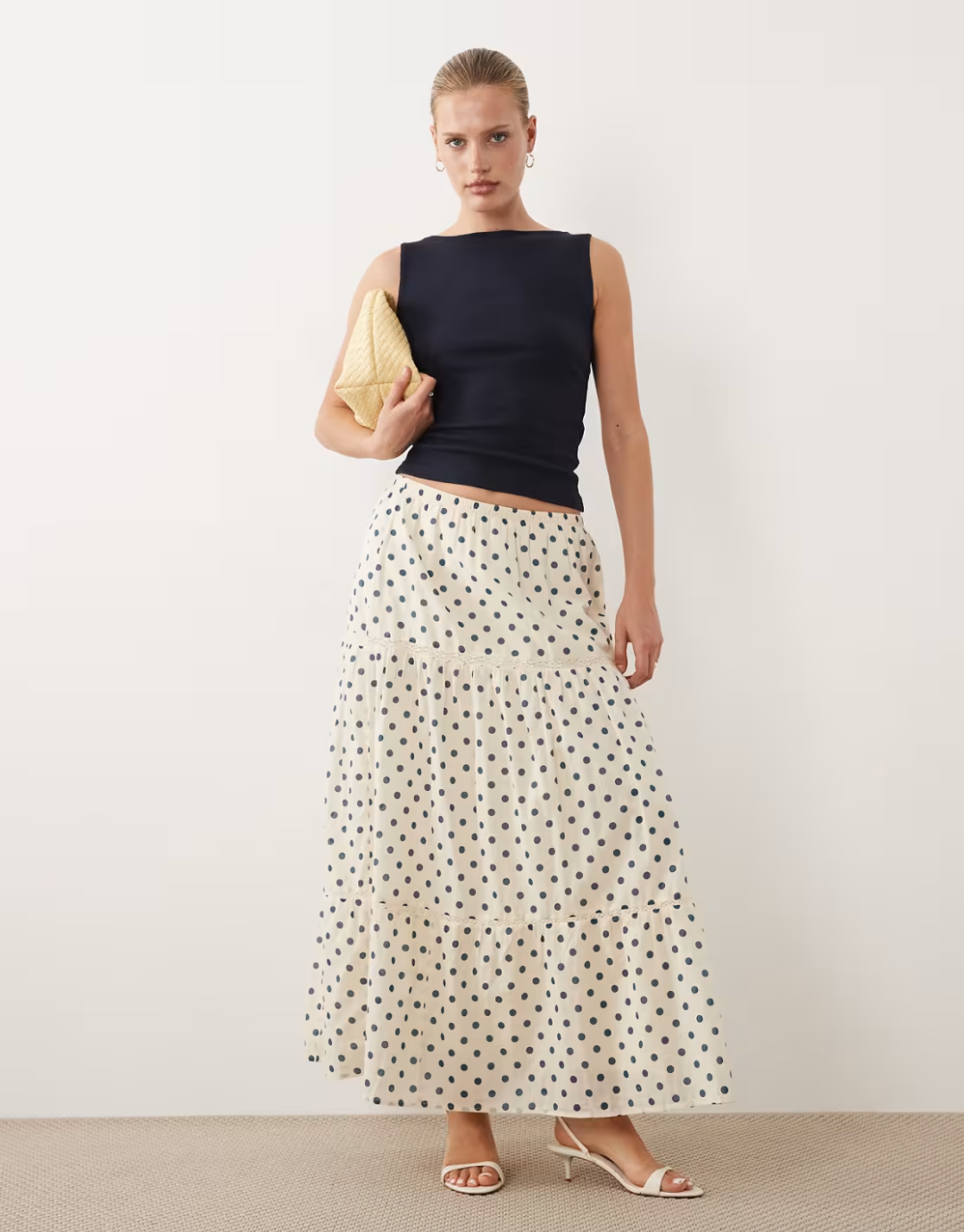 Tiered Maxi Skirt