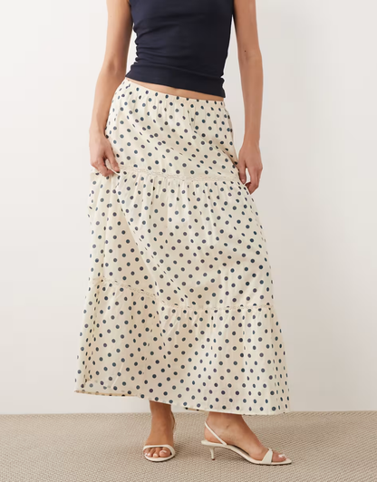 Tiered Maxi Skirt