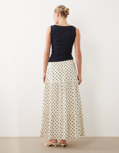 Tiered Maxi Skirt